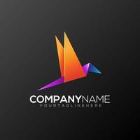 logo degradado premium vector