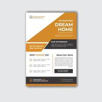 Construction Business Flyer Design template vector