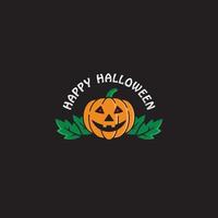 a Happy Halloween graphic design vector