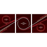 Stripes and Circle background or wall art design vector