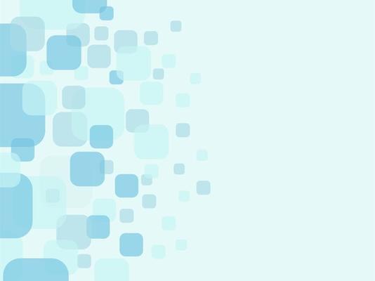 Abstract blue color background with transparent squares round corner overlay with space for text for technology concept background, presentation template