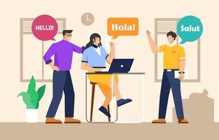 Language Diversity in Office vector