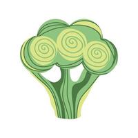 broccoli fresh icon vector