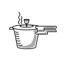 pressure cooker icon vector