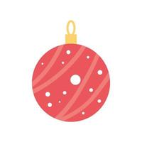 christmas ball ornament vector