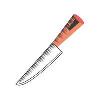 knife cutlery kitchen vector