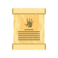 human rights scroll vector