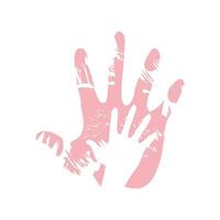 hands up grunge vector