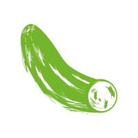 pepino vegetal icono vector