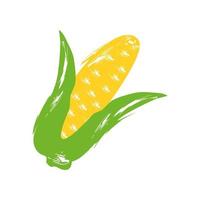 corn fresh icon vector