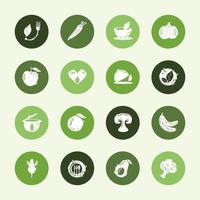 vegan food green vector