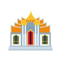 temple in thailand vector