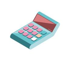 calculator maths icon vector