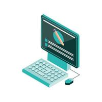 online education icon vector