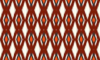 diseño tradicional del patrón de ikat oriental étnico geométrico para el fondo, alfombra, papel tapiz, ropa, envoltura, batik, tela, estilo de bordado de ilustración vectorial. vector