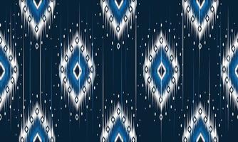 Geometric ethnic oriental ikat pattern traditional Design for background,carpet,wallpaper,clothing,wrapping,Batik,fabric,Vector illustration.embroidery style. vector