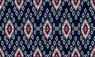 Geometric ethnic oriental ikat pattern traditional Design for background,carpet,wallpaper,clothing,wrapping,Batik,fabric,Vector illustration.embroidery style. vector