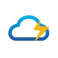 Illustration Vector Graphic of Thunder Cloud. Perfect to use for Technology Company