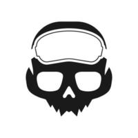 Illustration Vector Graphic of Skull Game Logo. Perfect to use for Technology Company