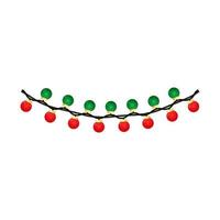 Christmas elements decoration. Illustration vector graphic of Christmas ball with red and green colors