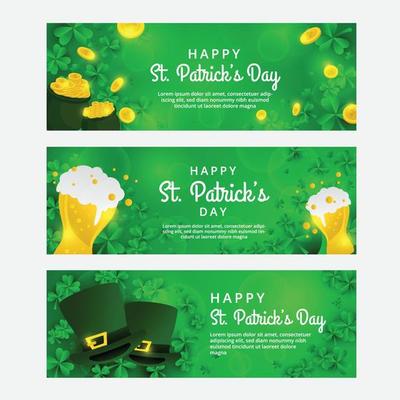 Saint Patrick's Day Banner Set