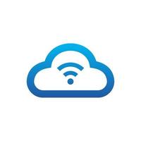 Illustration Vector Graphic of Cloud Internet . Perfect to use for Technology Company