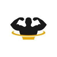 Illustration Vector Graphic of Muscle Logo