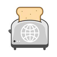 Illustration Vector Graphic of Toaster Logo. Perfect to use for Technology Company