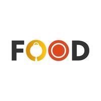 gráfico de vector de ilustración del logotipo de tipografía de alimentos. perfecto para usar en empresas de alimentos