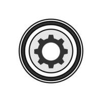 Illustration Vector Graphic of Gear Plate Logo. Perfect to use for Food Company