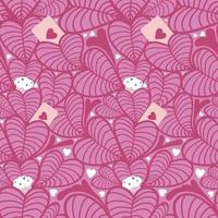 Pink Valentine Seamless Pattern vector