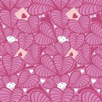 Pink Valentine Seamless Pattern vector