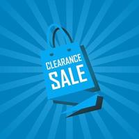 Illustration Vector Graphic of Clearance Sale Banner. Perfect to use for Sales Promotion