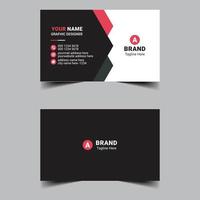 creative corporate business card template vector