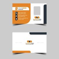 creative corporate business card template vector