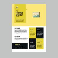 Flyer, brochure template, Leaflet, education, cover presentation, magazines, posters, booklets design, corporate flyer, business flyer template in A4 size. vector