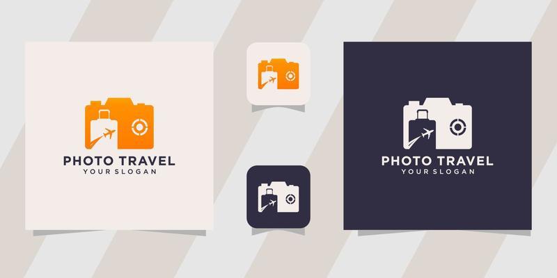 photo with travel logo template