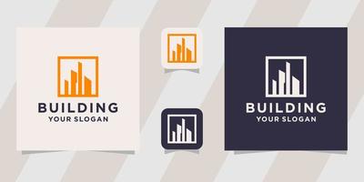 building logo design template vector