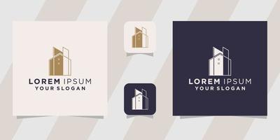 building home logo design template vector