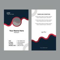 Unique corporate company identity card design free vector, students id card design vector and security id card design