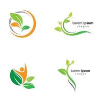 Leaf logo imeges vector