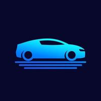 supercar, sportcar icon for web vector