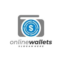 Money Wallets logo design vector template, Creative Wallets logo design concepts