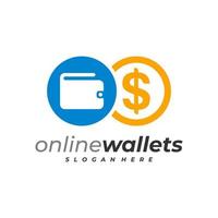 Money Wallets logo design vector template, Creative Wallets logo design concepts