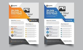 corporate business flyer design for agency, creative brochure poster cover, a4 print ready flyer
