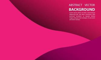 abstract background geometric liquid pink gradation with simple and elegant wave style, for posters, banners, and others, vector design copy space area eps 10