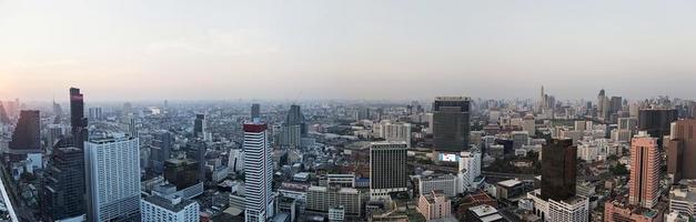 BANGKOK, THAILAND, 2016 - Panoramic view at Bangkok, Thailand.  Bangkok is the capital and most populous city of Thailand.