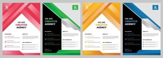 business flyer design template vector