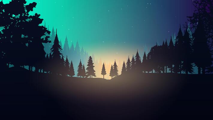 Dark Forest Vector Art, Icons, and Graphics for Free Download