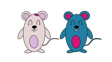 Mouse clipart illustration vector
